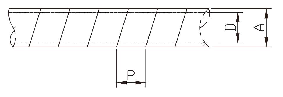 Schwarze Polyethylen-PC-Kabelschlauch-Spiralwicklung